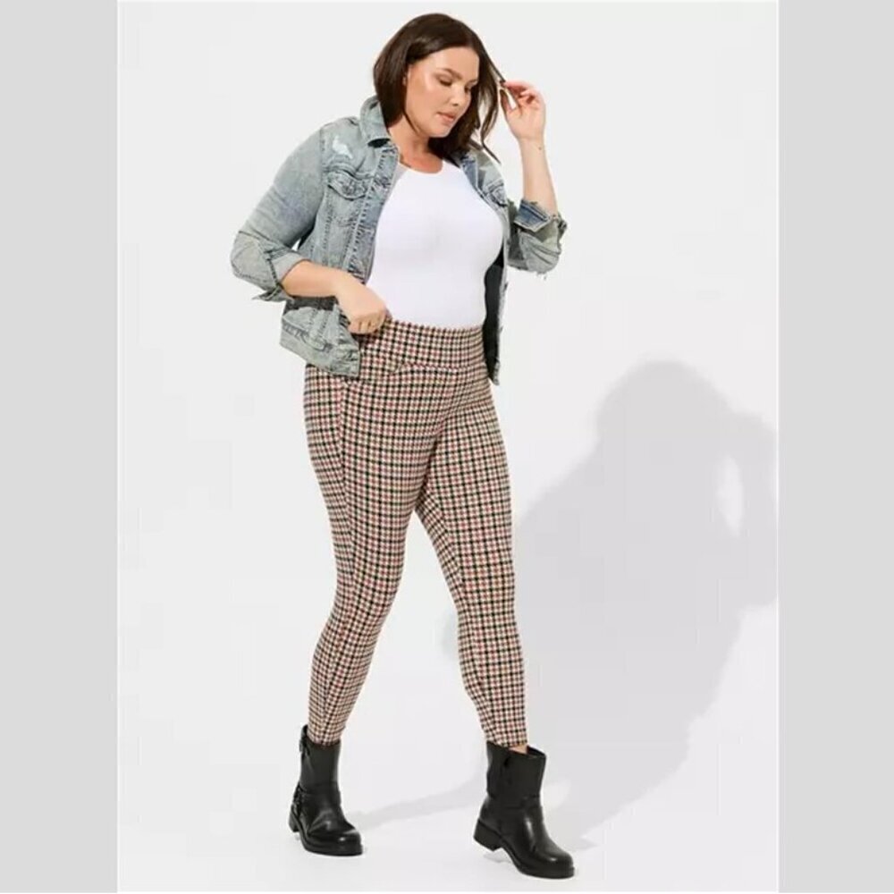 Torrid - Pixie Luxe Ponte Skinny Pant in Micro Houndstooth​​​​​​